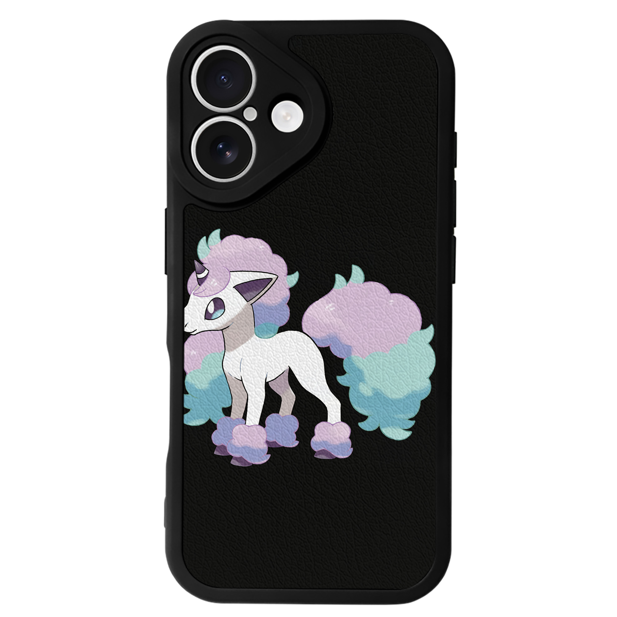 （画像用） ポケットモンスター Pokémon 【iPhone 16シリーズ対応】シリコンスマホケース（レザー調） 材質：シリコン